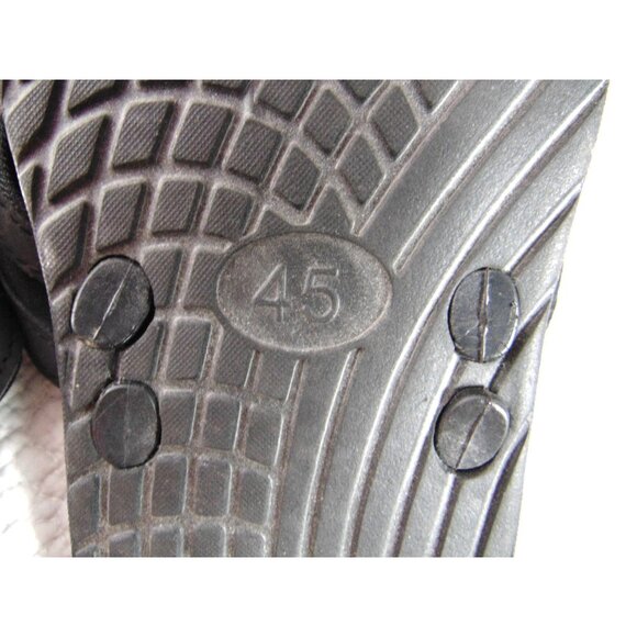 Sand Tracks Flip Flops Thongs Sandals 45 EU, 12 US Black EUC - Picture 4 of 4